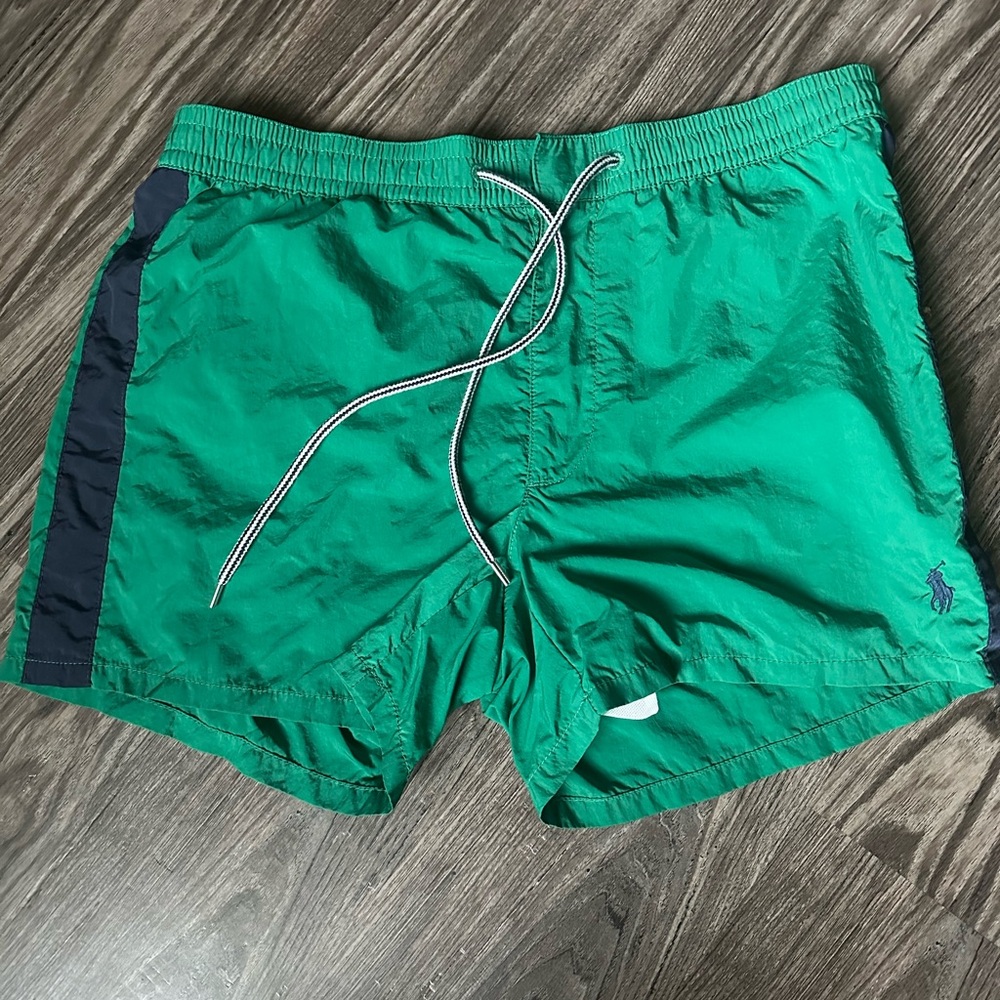 Polo by Ralph Lauren Men's Green Swim Shorts